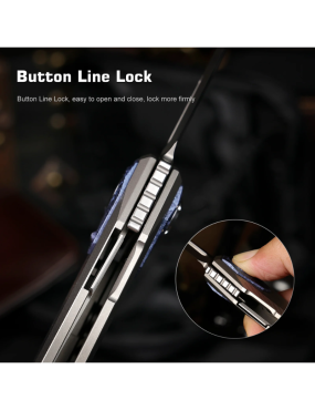 REMETTE RT-Infinite Power Couteau pliant M390 | Titane EDC