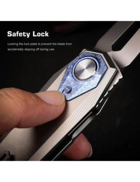 REMETTE RT-Infinite Power Couteau pliant M390 | Titane EDC