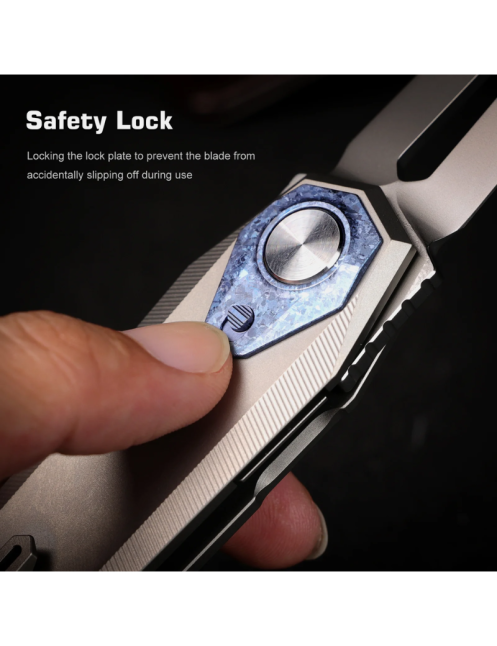 REMETTE RT-Infinite Power Couteau pliant M390 | Titane EDC