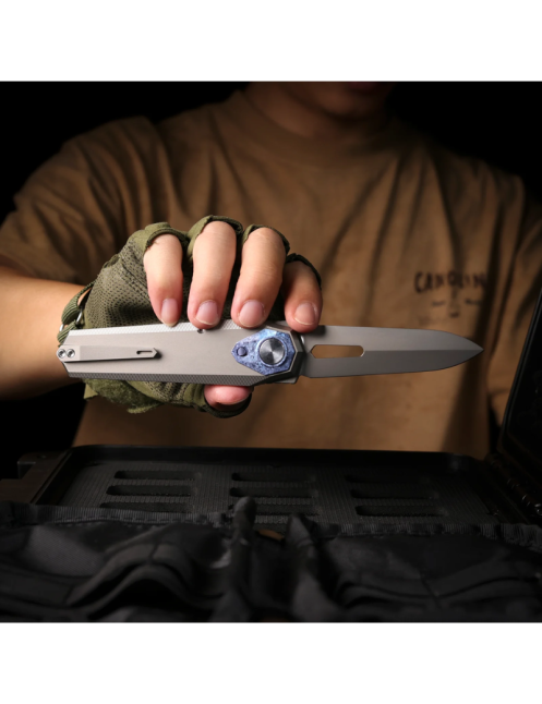 REMETTE RT-Infinite Power Couteau pliant M390 | Titane EDC
