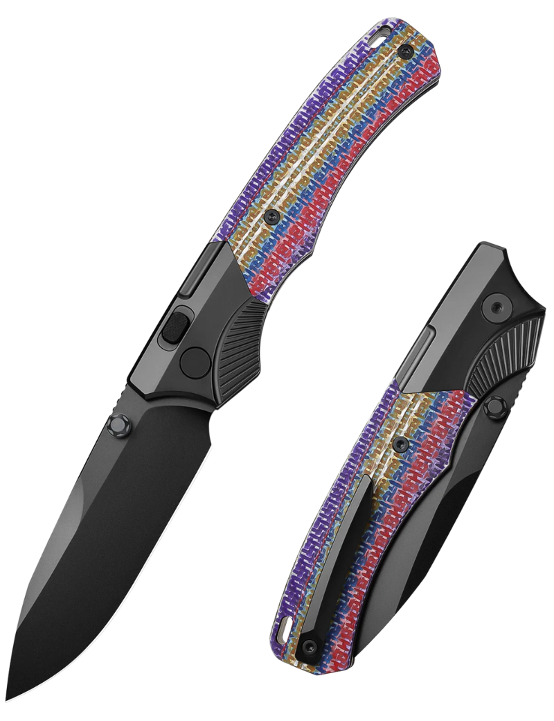 REMETTE WD107-TNC Couteau pliant M390 | Titane carbone EDC