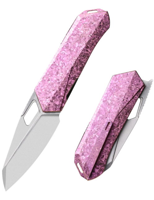 REMETTE RT-Woodpecker Folding Knife M390 | Titanium EDC REMETTE RT-Woodpecker Folding Knife M390 | Titanium EDC