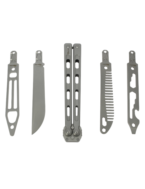 MAXKNIVES MK136 Couteau papillon interchangeable | 4 lames