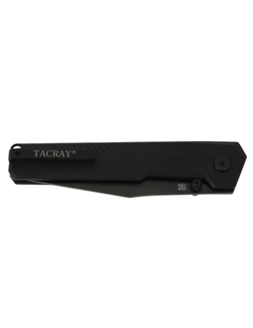 TACRAY TIRAN BLACK Couteau pliant ZDP189 | Carbone EDC premium