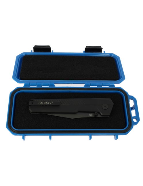 TACRAY TIRAN BLACK Folding Knife ZDP189 | Carbon Fiber EDC