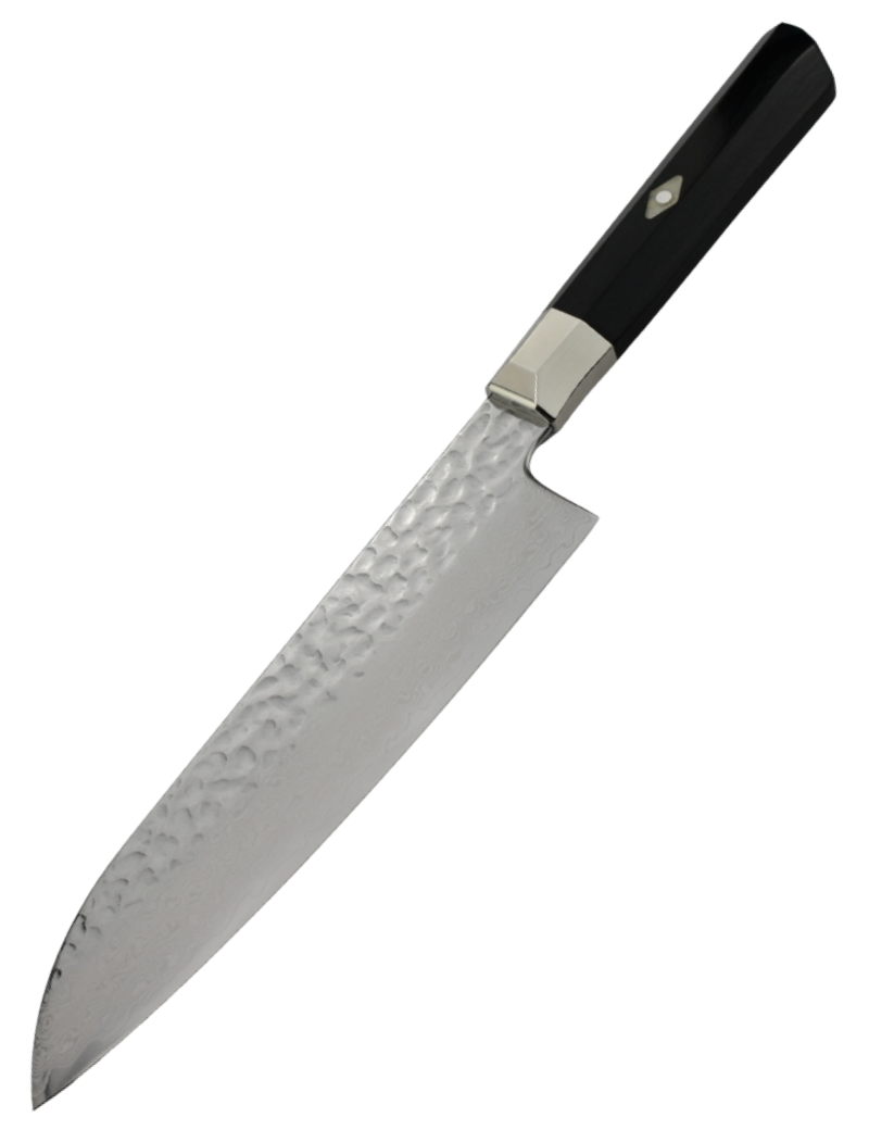 MCUSTA ZSH2B-4003DH – 180mm Santoku Knife with VG10 Damascus Steel Bla