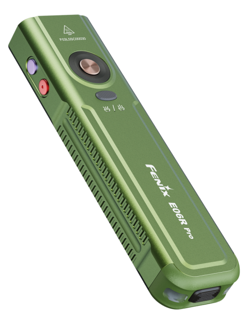 Lampe torche Fenix E06R PRO Green 1600 lumens