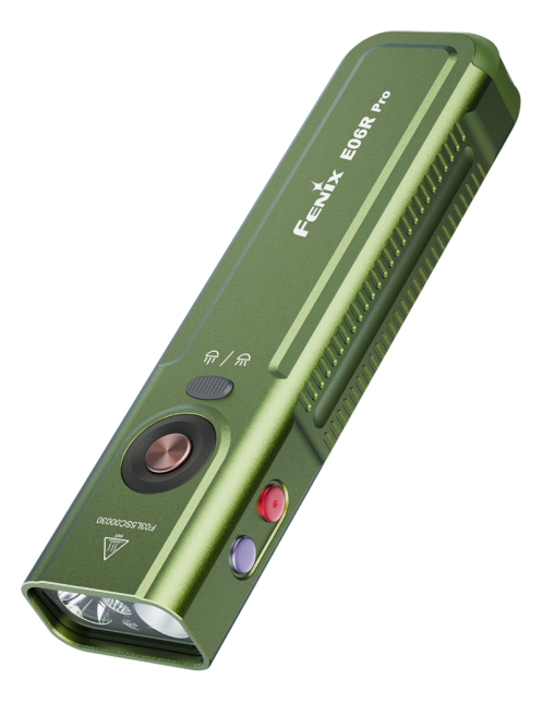 Lampe torche Fenix E06R PRO Green 1600 lumens