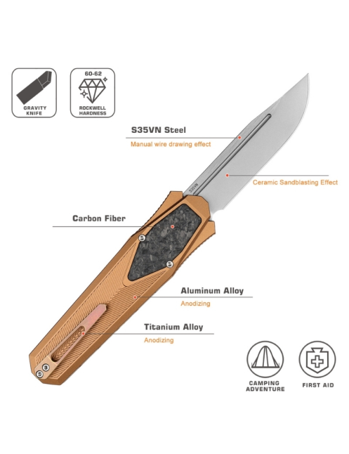 REMETTE ZL103D9 RT-SWORDFISH – Couteau OTF