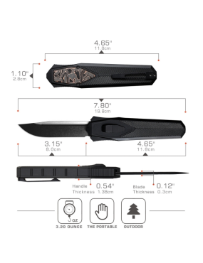 REMETTE ZL103D14 RT-SWORDFISH – Couteau OTF
