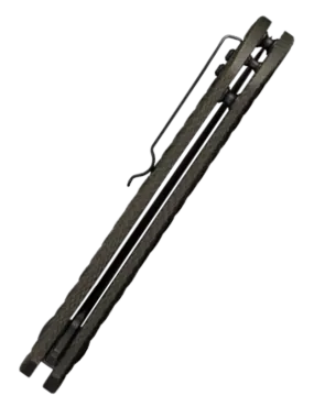 Ruike P123-MB – Couteau pliant EDC Drop Point 14C28N Micarta