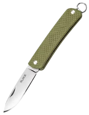 Ruike S11 Vert – Mini couteau porte-clés 12C27 G10 EDC