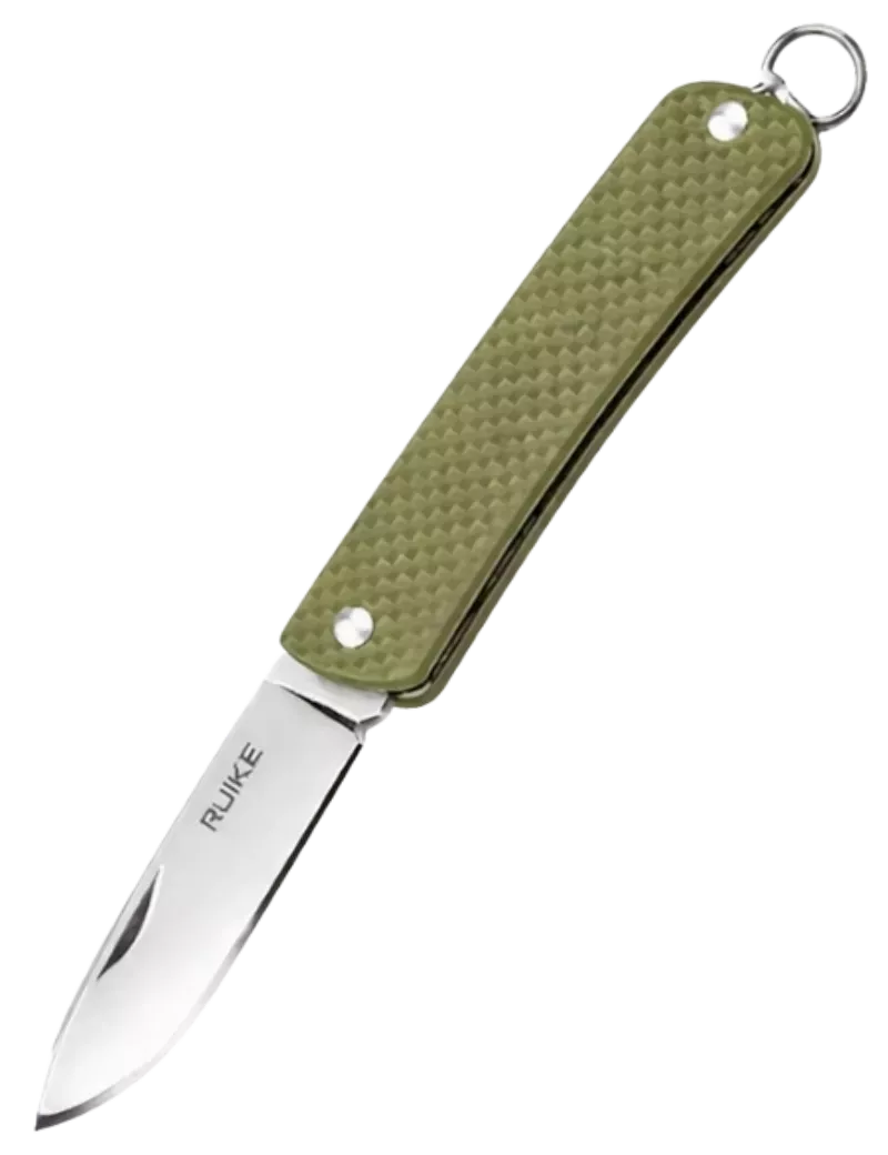 Ruike S11 Vert – Mini couteau porte-clés 12C27 G10 EDC