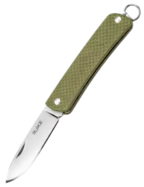 Ruike S11 Vert – Mini couteau porte-clés 12C27 G10 EDC