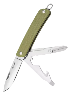 Ruike S31 Vert – Couteau multifonction EDC 12C27 G10 Slipjoint