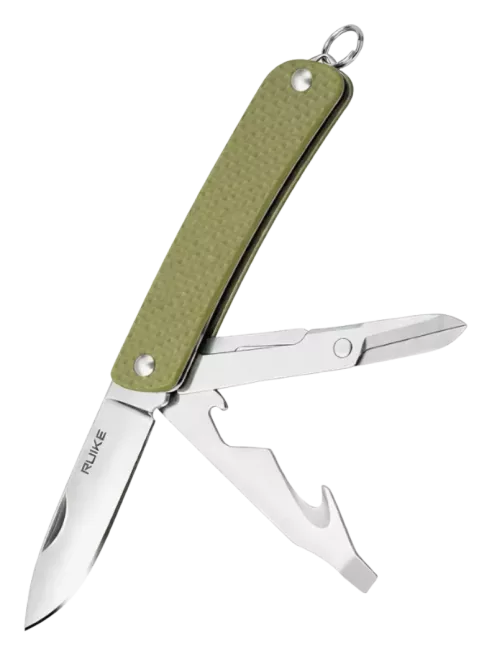 Ruike S31 Vert – Couteau multifonction EDC 12C27 G10 Slipjoint