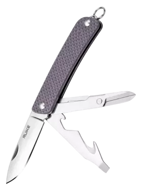 Ruike S31-B Noir – Couteau multifonction compact 12C27 G10 EDC