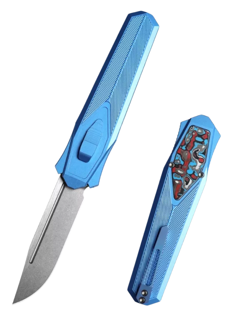 Remette RT-Swordfish ZL103D6 – Couteau pliant EDC Dagger S35VN Alu/Car