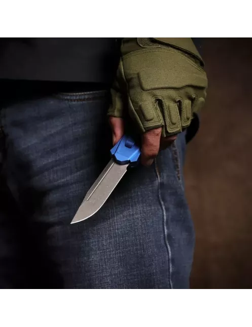 Remette RT-Swordfish ZL103D6 – Couteau pliant EDC Dagger S35VN Alu/Car