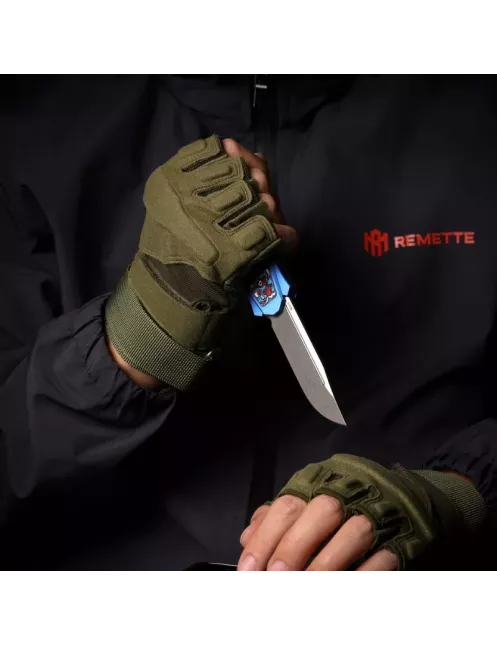Remette RT-Swordfish ZL103D6 – Couteau pliant EDC Dagger S35VN Alu/Car
