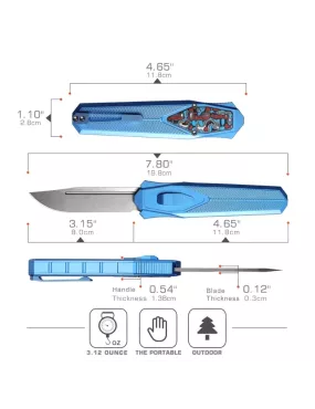 REMETTE RT-Swordfish ZL103C3 – 14C28N, Aluminum/Carbon, Titanium Clip