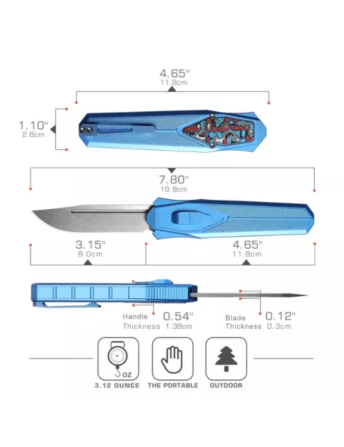 REMETTE RT-Swordfish ZL103C3 – 14C28N, Aluminum/Carbon, Titanium Clip