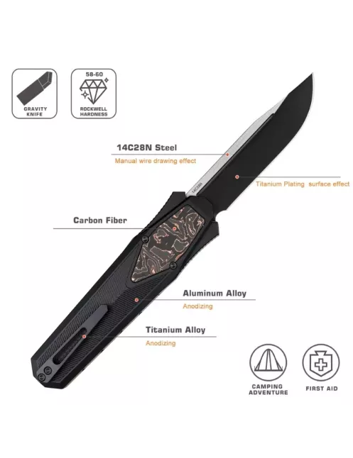 REMETTE ZL103C7 RT-SWORDFISH – Couteau OTF