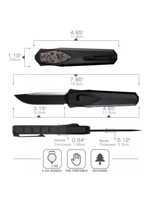 REMETTE ZL103C7 RT-SWORDFISH – Couteau OTF