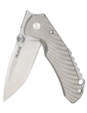 Couteau pliant titane 154CM 164 mm | EDC robuste