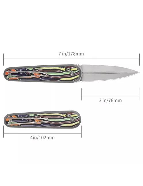 N690 folding knife G10 178 mm | Compact EDC