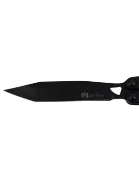 Couteau Papillon Black XML-1750 – Acier Inoxydable, 10,5 cm – Balisong
