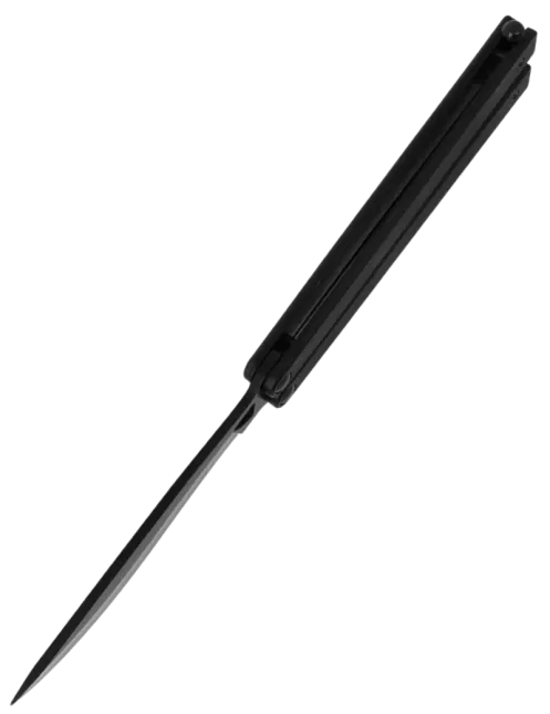 Couteau papillon noir 230 mm | Balisong inox G10