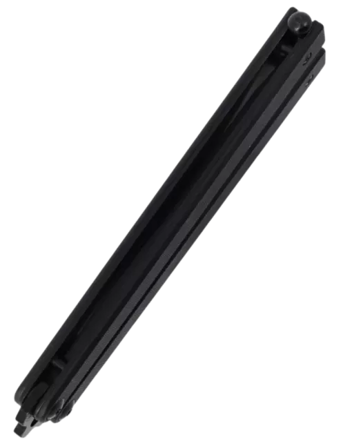 Couteau papillon noir 230 mm | Balisong inox G10