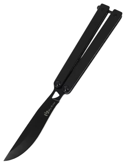Couteau papillon noir 230 mm | Balisong inox G10