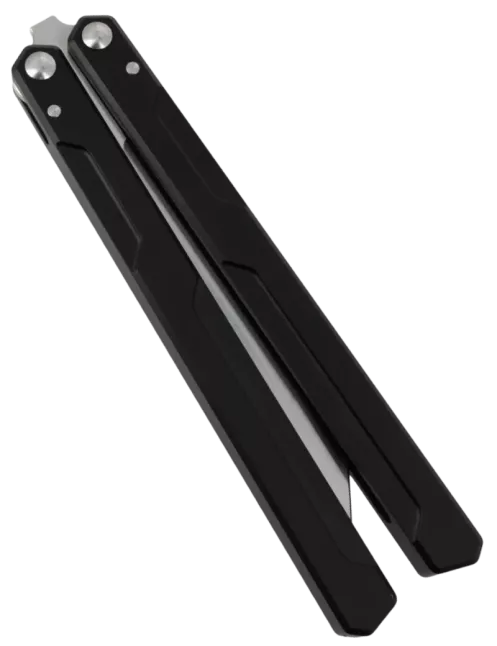Couteau papillon Tanto | Balisong inox & alu 108 mm