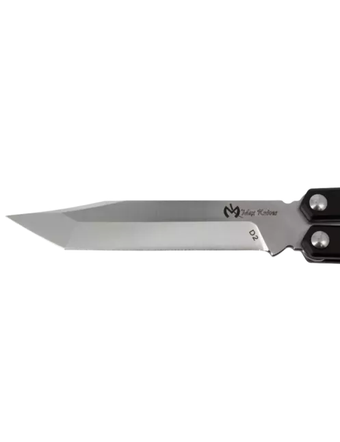 Tanto butterfly knife | Stainless & aluminum balisong 108mm