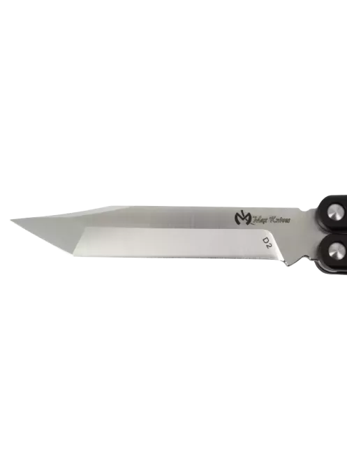 Couteau papillon D2 Tanto | Balisong alu 108 mm – Europe