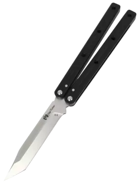 Couteau papillon D2 Tanto | Balisong alu 108 mm – Europe