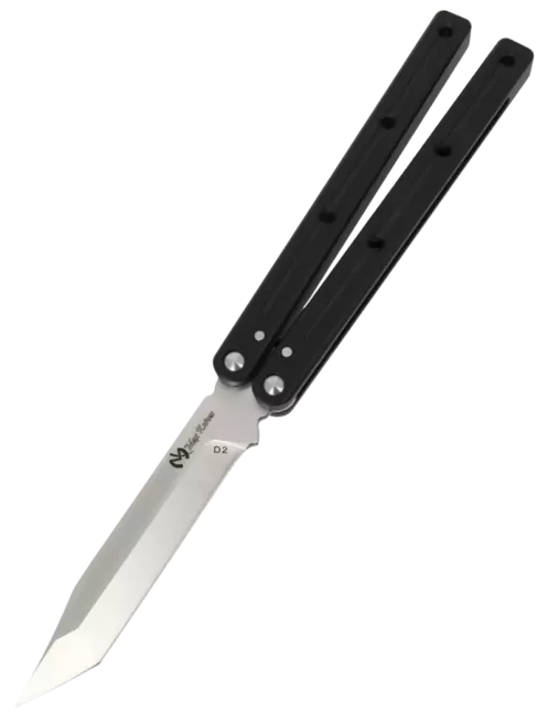 Couteau papillon D2 Tanto | Balisong alu 108 mm – Europe