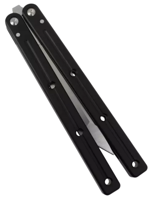 Couteau papillon D2 Tanto | Balisong alu 108 mm – Europe