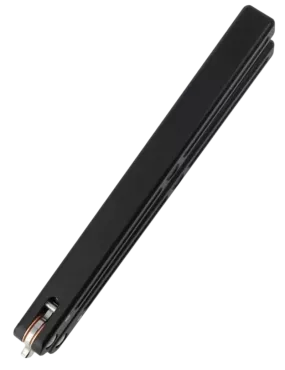 Couteau papillon D2 Clip Point | Balisong alu 108 mm