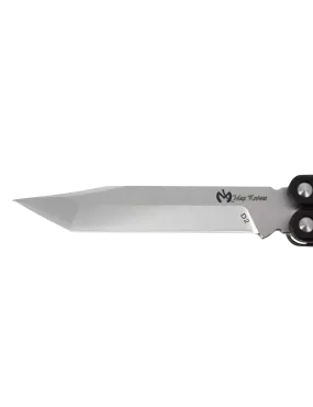 Couteau papillon D2 Tanto | Balisong alu 108 mm – Europe