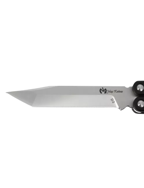 Couteau papillon D2 Tanto | Balisong alu 108 mm – Europe