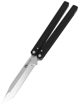 Couteau papillon D2 Tanto | Balisong alu 108 mm – Europe