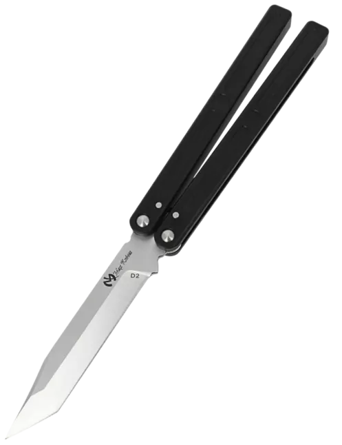 Couteau papillon D2 Tanto | Balisong alu 108 mm – Europe