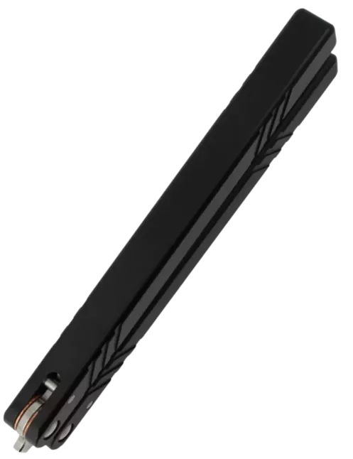 D2 Clip Point butterfly knife | Aluminum balisong 108mm