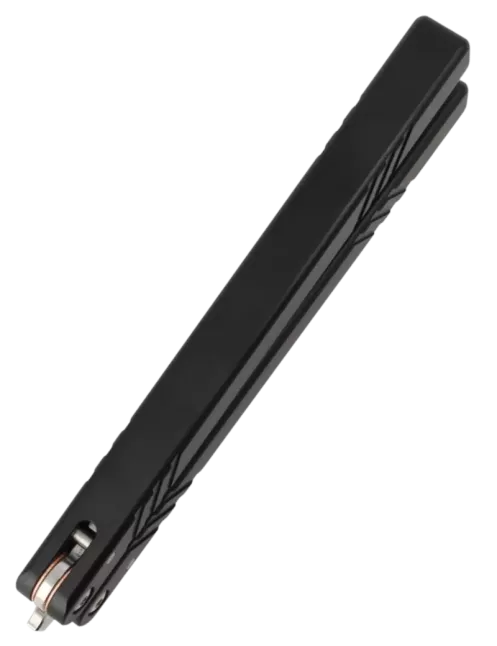 Couteau papillon D2 Tanto | Balisong alu 108 mm