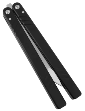 Couteau papillon D2 Tanto | Balisong alu 108 mm