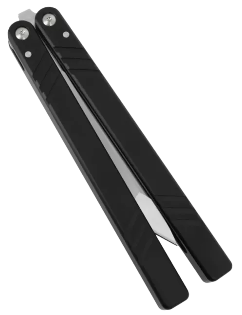Couteau papillon D2 Tanto | Balisong alu 108 mm