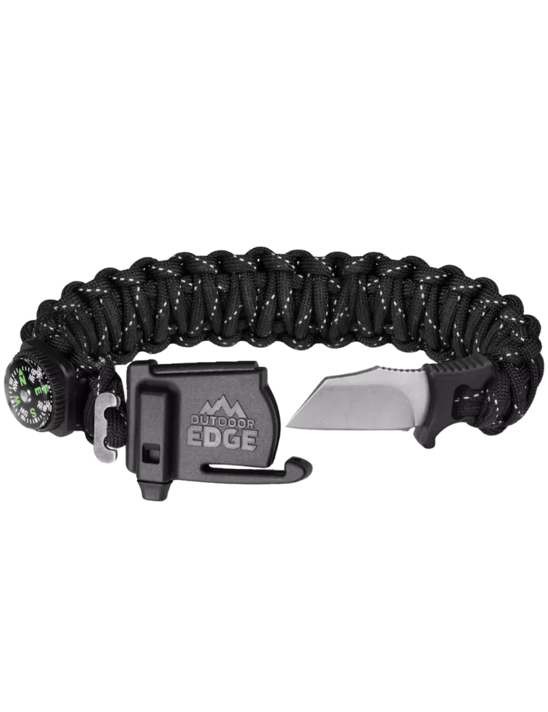Bracelet de survie paracorde multifonction – Boussole, sifflet
